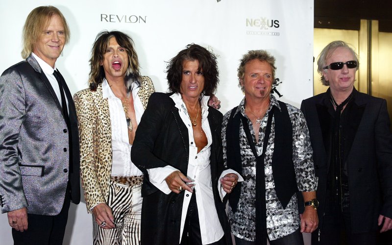 Aerosmith at Radio City Music Hall in New York on September 6, 2007. (UPI Photo/Laura Cavanaugh)