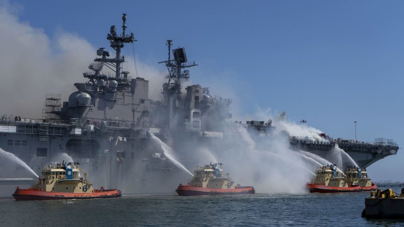 Junior sailor charged in USS Bonhomme Richard fire to appear in court