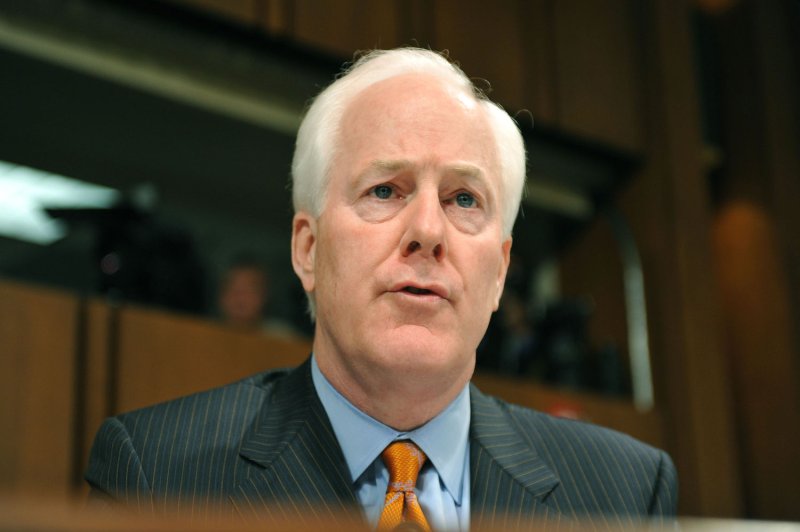 Sen. John Cornyn (R-TX) questions Supreme Court nominee Sonia Sotomayor during the third day of her Judiciary Committee confirmation hearing on Capitol Hill in Washington on July 15, 2009. (UPI Photo/Kevin Dietsch)