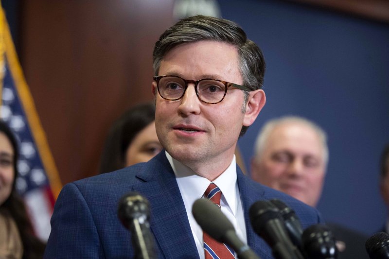 Rep. Mike Johnson of Louisiana is seeking to break a GOP stalemate in the House after Republicans made him their fourth speaker candidate in a secret ballot vote Tuesday evening. File photo by Bonnie Cash/UPI