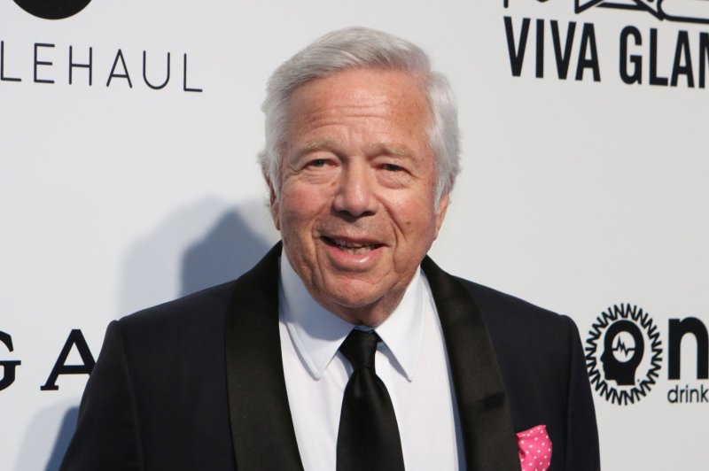 New England Patriots owner Robert Kraft at the Elton John Aids Foundation's Academy Awards viewing party on February 26 at West Hollywood Park in Los Angeles, Calif. Photo by Howard Shen/UPI