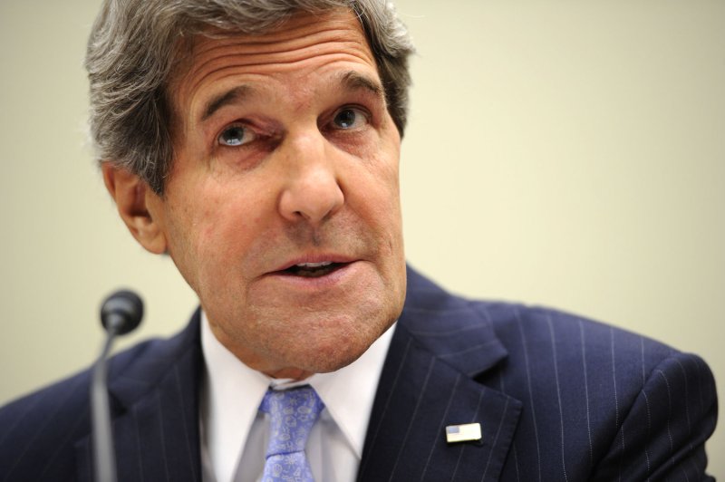 US Secretary of State John Kerry. File photo UPI/Mike Theiler | <a href="/News_Photos/lp/c927d5702062cc488ad4a17f4b36be57/" target="_blank">License Photo</a>