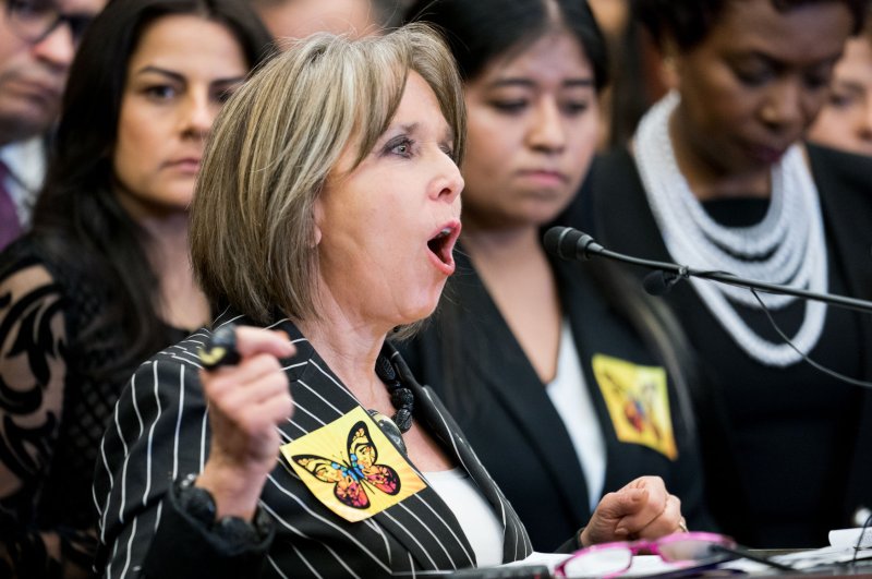 Gov. Michelle Lujan Grisham has issued a new health order scaling back gun control measures her administration had imposed earlier this month. File Photo by Erin Schaff/UPI