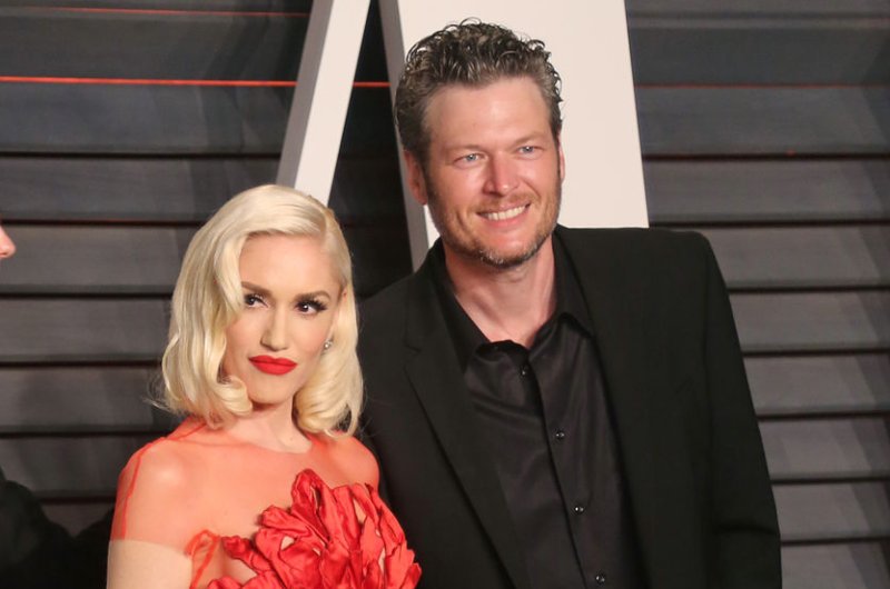 Blake Shelton (R), pictured with Gwen Stefani, couldn't help but gush about the singer in a post Saturday. File Photo by David Silpa/UPI