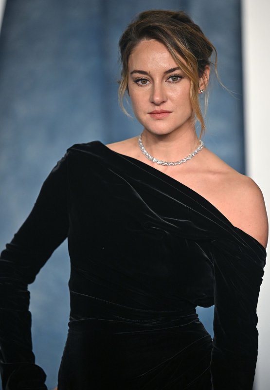 Shailene Woodley arrives for the Vanity Fair Oscar Party in Los Angeles on March 12, 2023. She'll be starring in the Amazon Studios movie "Killer Heat" with Richard Madden and Joseph Gordon-Levitt. File Photo by Chris Chew/UPI