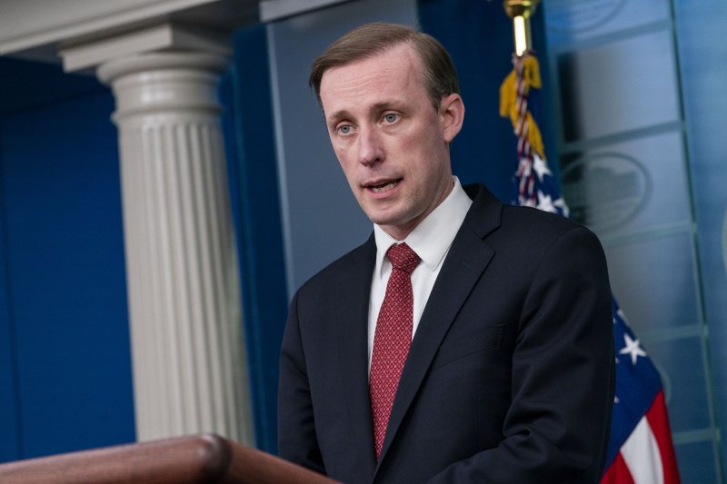 National security advisor Jake Sullivan met with his Chinese counterpart in Rome on Monday where they discussed a number of issues, including Beijing's relationship with Moscow amid the latter's invasion of Ukraine. File Photo by Shawn Thew/UPI