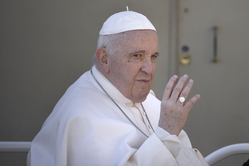 Pope Francis is resting following a successful, three-hour surgery. Photo by Stefano Spaziani/UPI