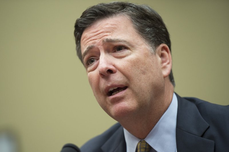 FBI Director James Comey testified at a Senate hearing Tuesday in Washington, D.C., the Islamic State will be "crushed" but there will be "terrorist diaspora sometime in the next two to five years like we've never seen before." File photo by Kevin Dietsch/UPI