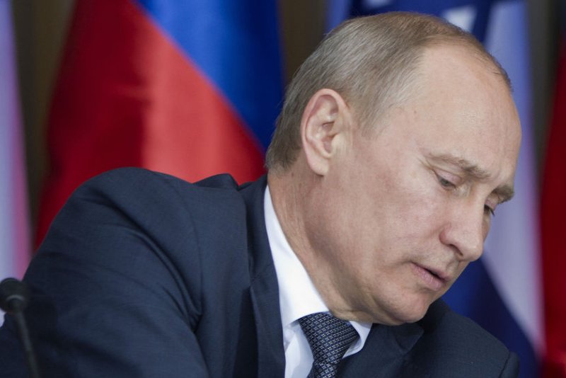 Russian President Vladimir Putin may lose out on fray over Ukraine, U.S. State Department warns. UPI/Jim Hollander