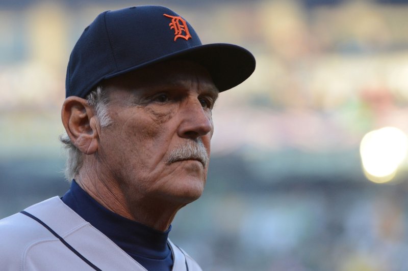 Former MLB Manager Jim Leyland totaled 1,769 wins over 22 seasons. File Photo by Terry Schmitt/UPI
