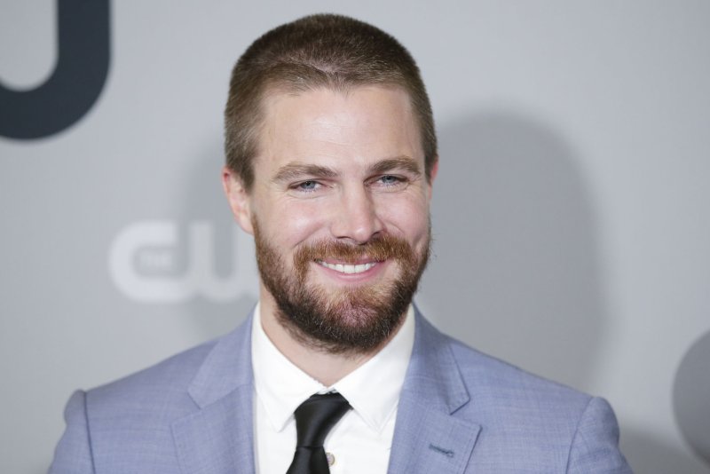 "Heels" star Stephen Amell arrives on the red carpet at The CW Network's 2018 upfront on May 17, 2018. "Heels" has been renewed for a second season. File Photo by John Angelillo/UPI