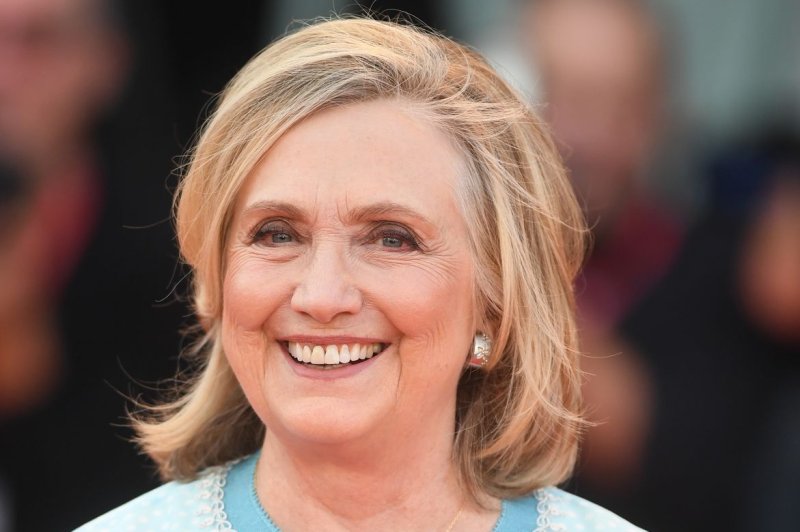 Hillary Clinton attending the Opening Gala and premiere of "White Noise" at the Venice Film Festival on August 31. Clinton said she will never again run for president during an interview with CBS News. Photo by Rune Hellestad/ UPI
