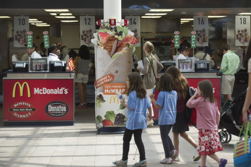 U.S. kids ages 6-11 saw 10 percent fewer TV ads for fast-food