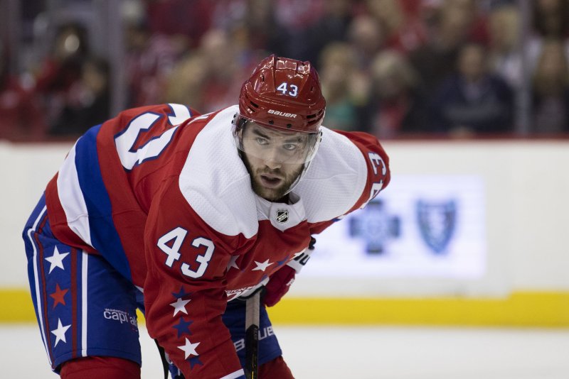 Capitals' Tom Wilson unleashes punching spree on Ian Cole