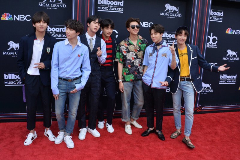 BTS beat out "Planet Earth" and the Thai cave divers in an online poll for Time's Person of the Year. File Photo by Jim Ruymen/UPI