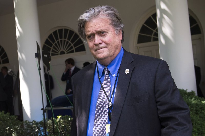 A House committee voted to recommend a contempt of Congress charge against former Donald Trump adviser Steve Bannon, referring the matter to the full House for a vote, which could happen as soon as Thursday.&nbsp;File Photo by Kevin Dietsch/UPI