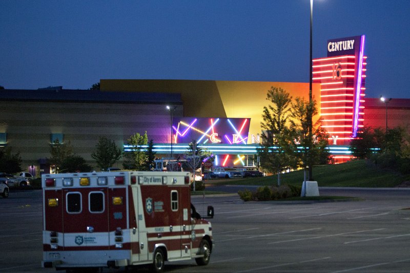 Twelve movie goers were shot and killed, and 58 others injured at the Century 16 movie theaters at the Aurora Mall in Aurora, Colo., on July 20, 2012. File Photo by Gary C. Caskey/UPI