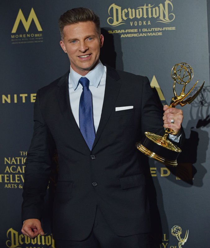 Steve Burton says "General Hospital" fired him because he wouldn't get the COVID-19 vaccine. File Photo by Christine Chew/UPI | <a href="/News_Photos/lp/94c001900a415d1e99cf770e32d380ab/" target="_blank">License Photo</a>