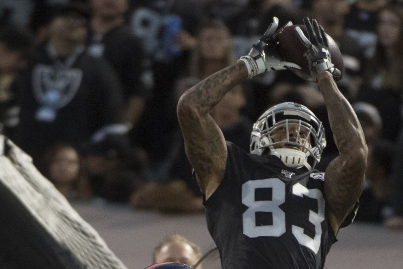 Las Vegas Raiders tight end Darren Waller has a great Week 13 fantasy football matchup against the New York Jets. File Photo by Terry Schmitt/UPI