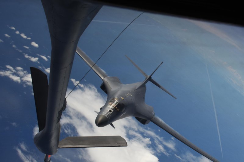 U.S. Air Force B-1B Lancers have flown across South Korean airspace in recent months to warn North Korea. Alaskans say they are familiar with threats from foreign countries, given the proximity to Russia and their experience during the Cold War. File Photo by Tech. Sgt. Richard P. Ebensberger/U.S. Air Force/UPI