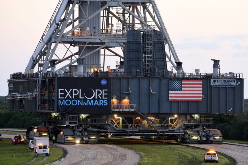 NASA's mobile moon rocket tower 44% over budget, IG says