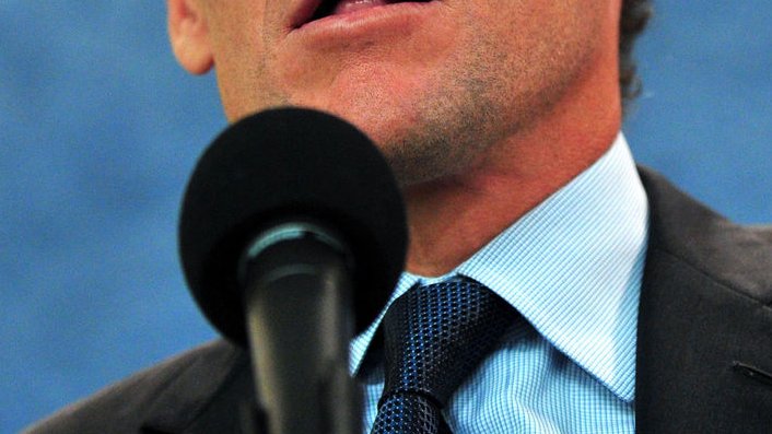Lance Armstrong delivers remarks at a press conference held to urge Congress to oppose cuts to cancer research and prevention programs, in Washington on March 24, 2011. UPI/Kevin Dietsch