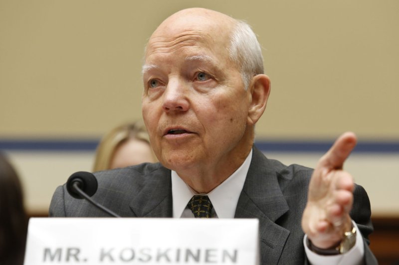 Internal Revenue Service Commissioner John Koskinen said the tax records of 100,000 people were illegally accessed through the IRS website. File Photo by Yuri Gripas/UPI | <a href="/News_Photos/lp/b2de500b62496ed4945083e5ce2f51b8/" target="_blank">License Photo</a>