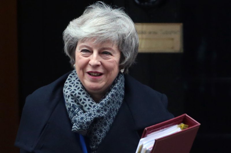 British Prime Minister Theresa May delayed a vote on the final Brexit deal as she is set to hold negotiations with European Union representatives in Brussels. Photo by Hugo Philpott/UPI