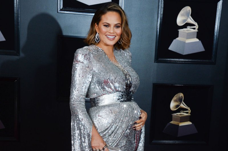 Pregnant model Chrissy Teigen all but confirmed Kylie Jenner is expecting. File Photo by Dennis Van Tine/UPI