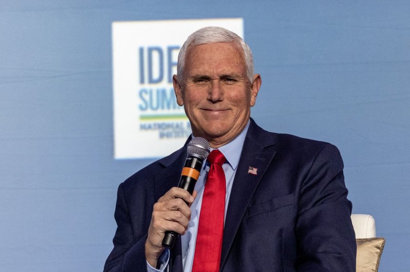 The Justice Department is not pursuing charges against former vice president Mike Pence, multiple news outlets confirmed Friday citing a letter to his lawyers. File Photo by Tasos Katopodis/UPI