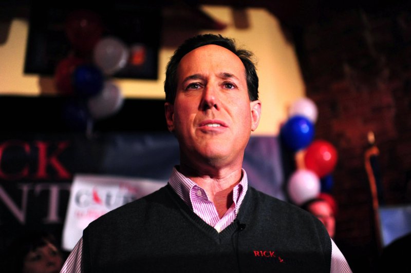 Republican U.S. presidential hopeful Rick Santorum accused party rivals Mitt Romney and Ron Paul of lying about his record and pledged to respond aggressively. UPI/Kevin Dietsch