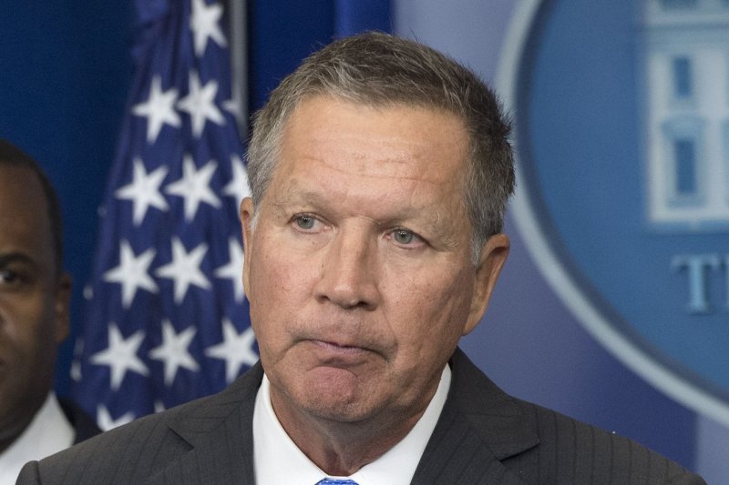 Ohio Governor John Kasich draws fire from his own political party for taking action on state's renewable energy targets. Photo by Kevin Dietsch/UPI