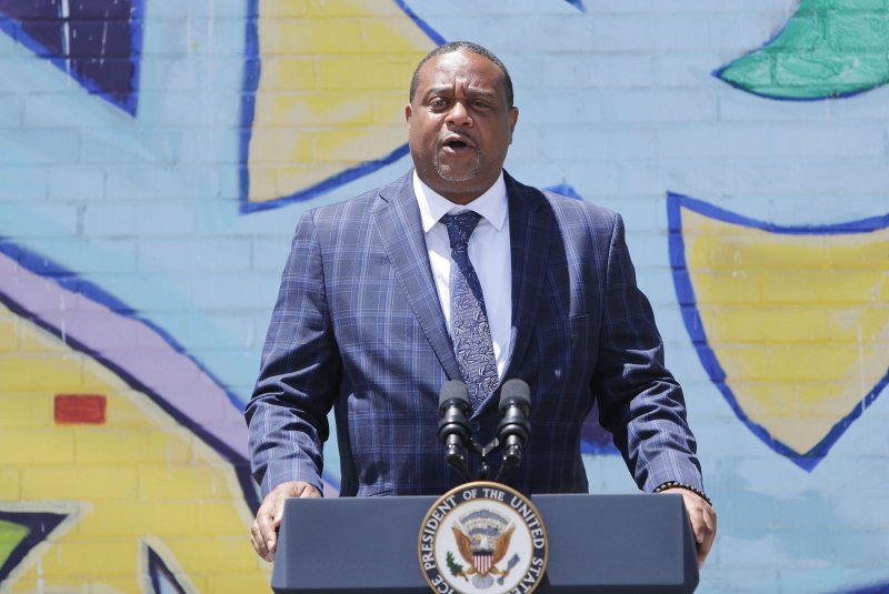 One student died and another is in police custody following a shooting at special-education school Oliver Citywide Academy in Pittsburgh. Mayor Ed Gainey (pictured, 2022) said in a statement that U.S. culture has glorified shooting and cultivated "a culture of violence and death." Photo by David Maxwell/UPI