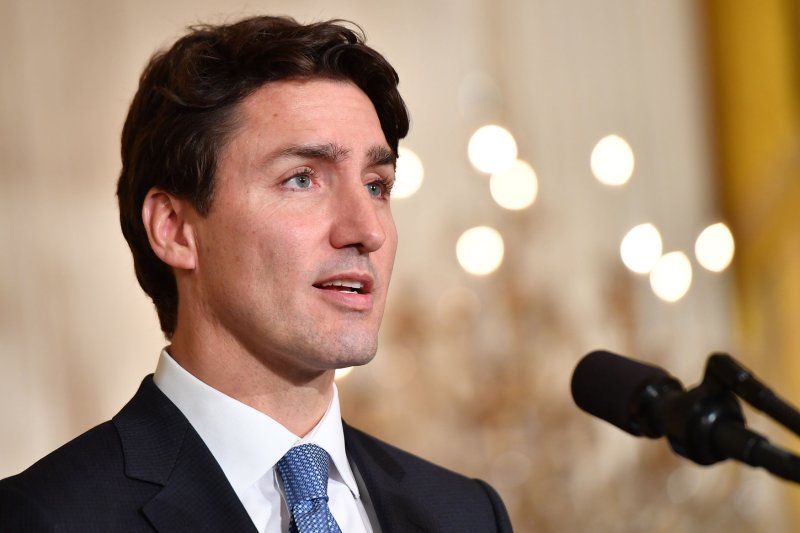Canadian Prime Minister Justin Trudeau plans to discuss trade and climate change during his December visit to China. File photo by Kevin Dietsch/UPI