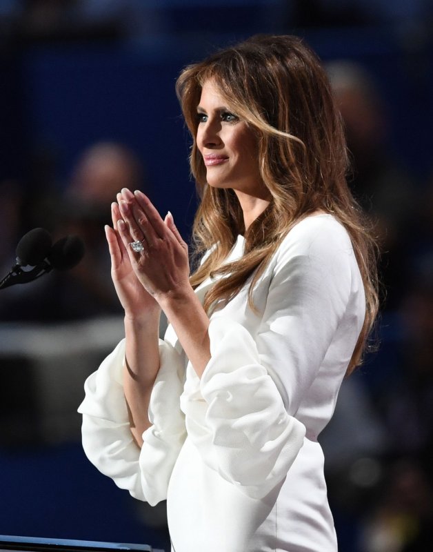 Melania Trump, wife of Donald Trump denied that she worked in New York before 1996, despite nude photos of her on the cover of the New York that are dated in 1995. The photos are part of evidence that Trump might have worked illegally in the United States, an act that would potentially threaten her current legal citizenship. Photo by Pat Benic/UPI | <a href="/News_Photos/lp/ac174ed8367dba63cfa94924dd6f9df2/" target="_blank">License Photo</a>