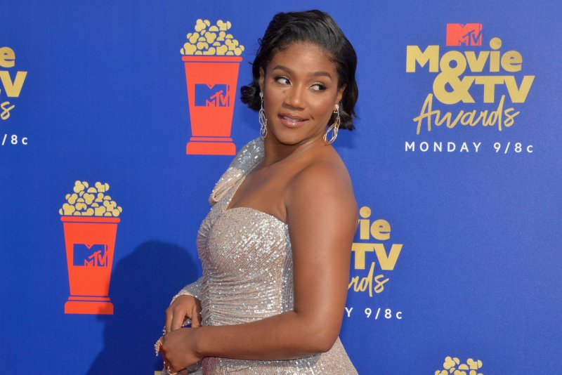 Comedians Tiffany Haddish and Aries Spears have been accused of recruiting underage children for sexually suggestive skits. File Photo by Jim Ruymen/UPI