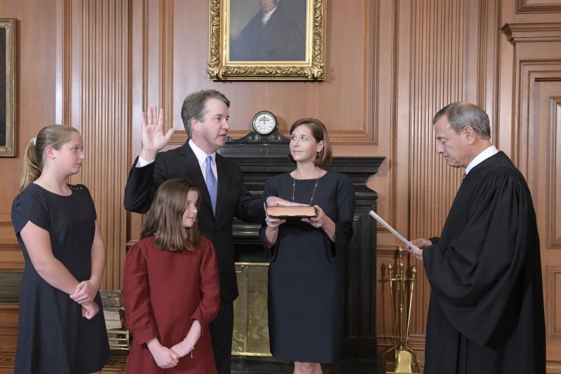 With 4 female clerks, Kavanaugh looks to get up to speed on Supreme Court