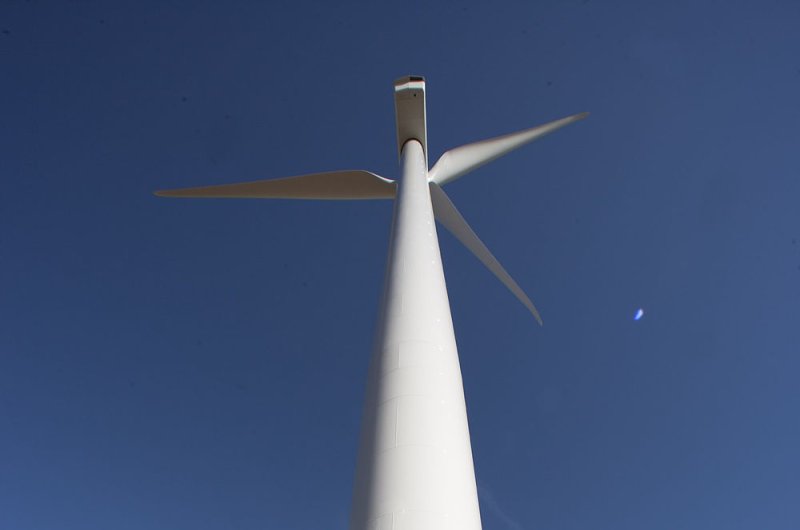 German energy company E.ON says it now has 20 wind farms in operation in North America with the start of a project in Texas. File photo by Gary C. Caskey/UPI