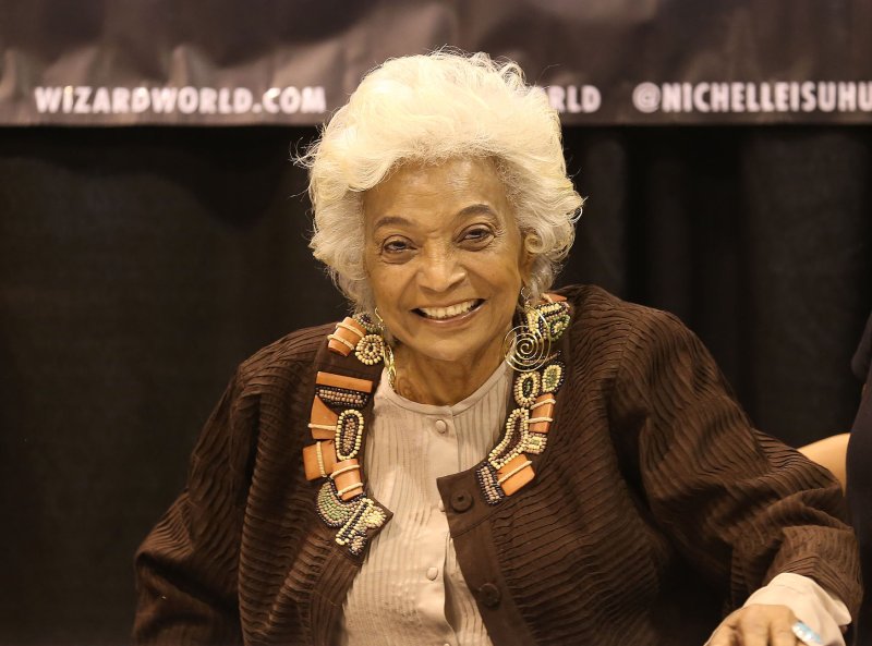 Actress Nichelle Nichols has died at the age of 89. File Photo by Bill Greenblatt/UPI | <a href="/News_Photos/lp/6cc6d766a375d5ec3a832255b1010223/" target="_blank">License Photo</a>