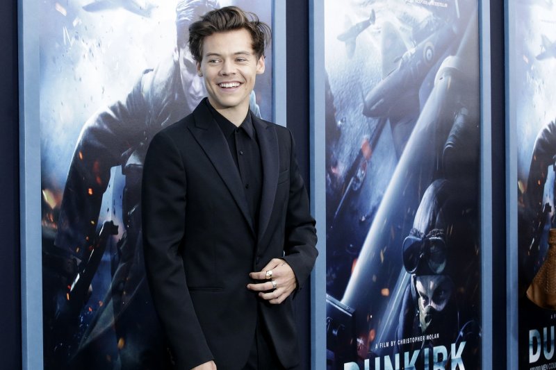 "My Policeman," a romantic drama starring Harry Styles, will be honored at the Toronto International Film Festival Tribute Awards. File Photo by John Angelillo/UPI | <a href="/News_Photos/lp/a46c3a96674a0c9ee2ad9e7bf01fd243/" target="_blank">License Photo</a>