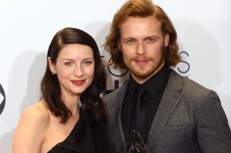 Caitriona Balfe (L) and Sam Heughan's "Outlander" series is getting a prequel at Starz. File Photo by Jim Ruymen/UPI | <a href="/News_Photos/lp/3a7a6fca9eb199252653493ce8f2c5ab/" target="_blank">License Photo</a>