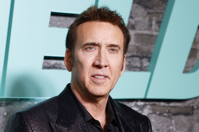 Nicolas Cage arrives on the red carpet at the premiere of Universal Pictures' "Renfield" at Museum of Modern Art on March 28 in New York City. File Photo by John Angelillo/UPI