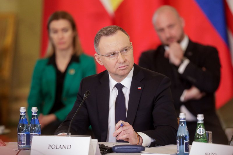 Polish President Andrzej Duda said Monday he will sign a controversial law seeking to stem Russian influence in the country's politics. File Photo by Przemyslaw Keler/KPRP/UPI