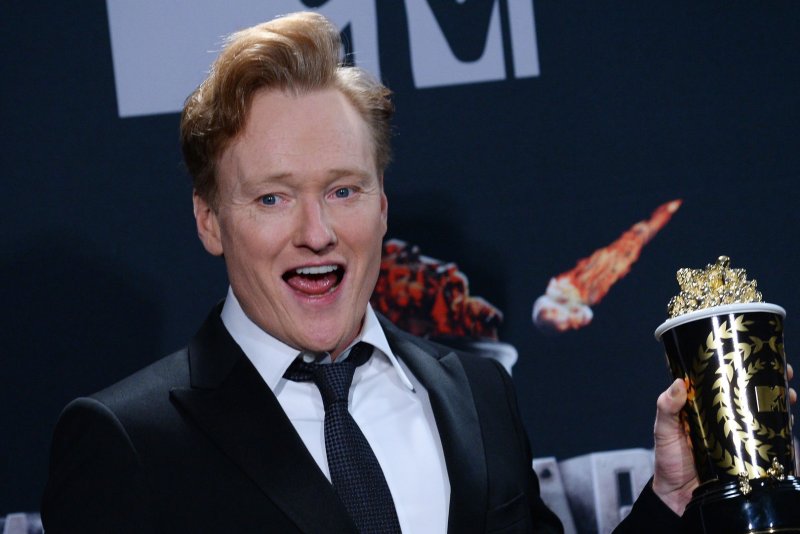Conan O'Brien is bringing back his Team Coco pop-up comedy club to the San Diego Comic-Con. File Photo by Jim Ruymen/UPI