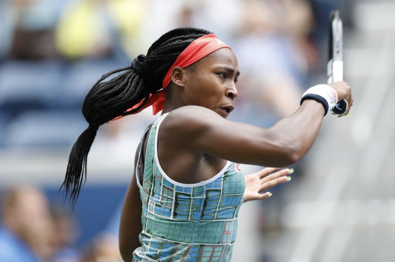Cori "Coco" Gauff, 15, upset former world No. 1 Venus Williams in 2019 at Wimbledon, when she was the youngest qualifier in the history of the tournament. File Photo by John Angelillo/UPI | <a href="/News_Photos/lp/9e3dd02b221dae2c89d19dd3175f9204/" target="_blank">License Photo</a>
