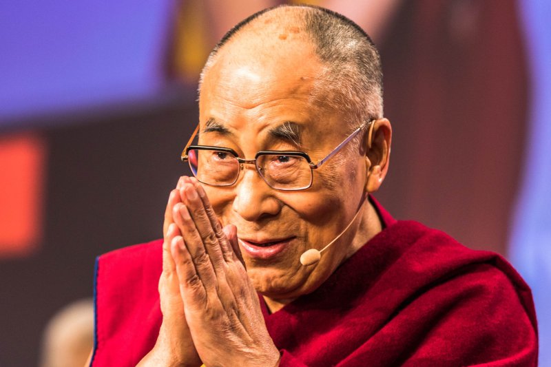 The Dalai Lama marked the 52nd Earth Day with a message saying that all creatures -- humans, animals, birds and insects -- want to live a “happy life” in their “collective existence." File Photo by Edwin Locke/UPI | <a href="/News_Photos/lp/87f0874338add84b8d9a2c7c94b9a863/" target="_blank">License Photo</a>