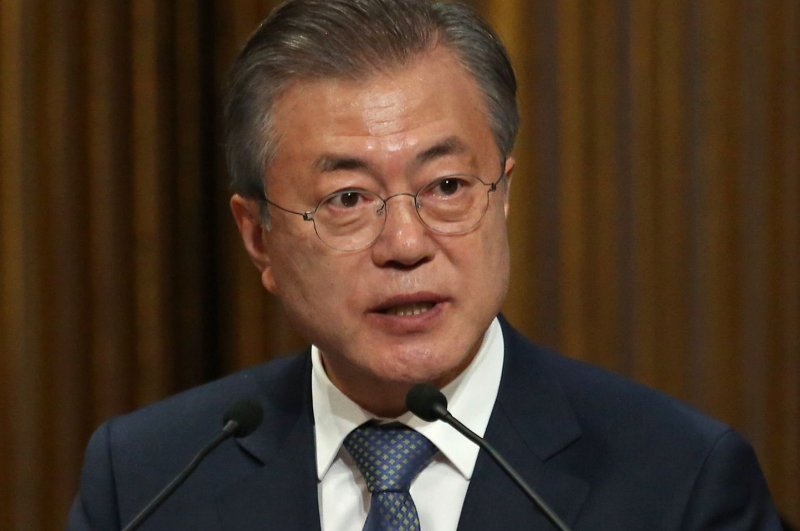President Moon Jae-in promised free COVID-19 vaccines for South Koreans in a New Year's address on Monday that stressed his commitment to reducing economic inequality. File Photo by David Silpa/UPI