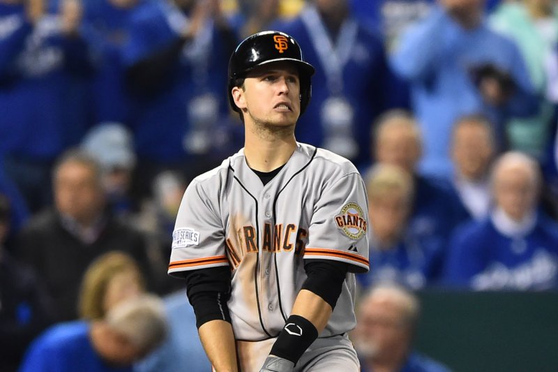 San Francisco Giants catcher Buster Posey. UPI/Kevin Dietsch