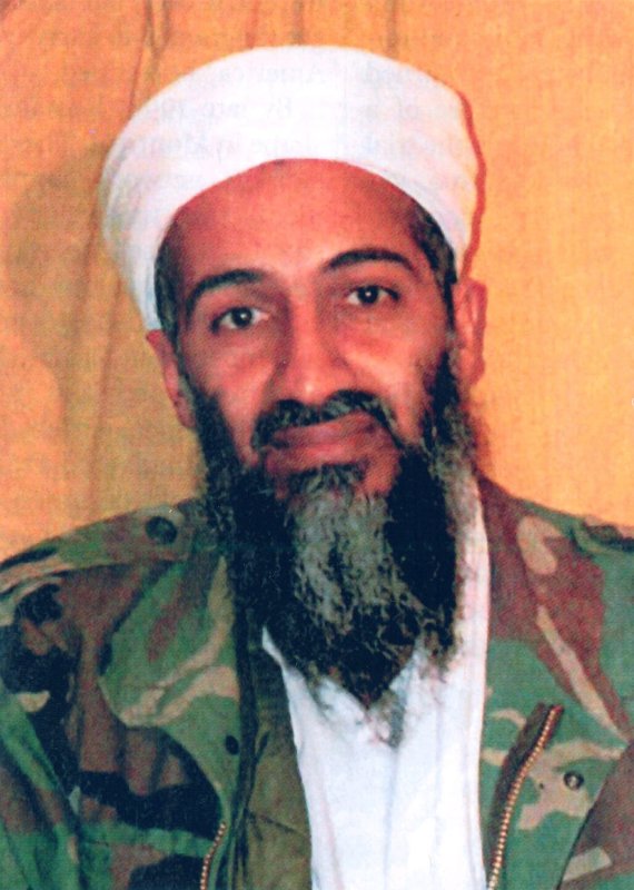 At 11.35 last night President Obama announced "the United States has conducted an operation that killed Osama bin Laden, the leader of al Qaeda, and a terrorist who's responsible for the murder of thousands of innocent men, women, and children." in Washington, DC, on May 1, 2011. This picture of bin Laden was a government exhibit for the sentencing trial of Zacarias Moussaoui, a confessed al-Qaida conspirator for the 9/11 attacks on the World Trade Center and Pentagon, in April 2006. UPI/FILES