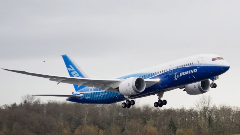 The Boeing 787 Dreamliner takes off. The FAA is set to take recommendations to update its policy on using electronics during takeoff, taxi and landing. UPI/Boeing